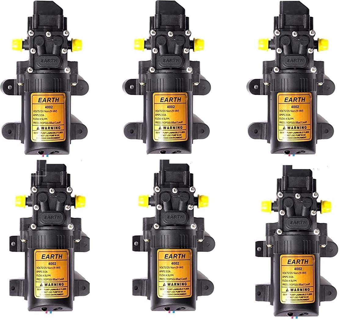 Garden Basket Heavy Duty 12V DC Electric Battery Operated Sprayer Pump Motor 12 Volt for Farmers and Also Used in Agriculture Mist Spray - Car wash - Bike Washing - Sanitizing & Gardening (Pack of 6) (B0B755M7XV) Amazon Price History, Amazon Price Tracker