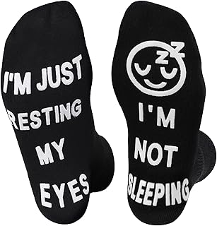 Sponsored Ad - Zicozy Funny Novelty Socks Gifts for Men and Women Santa Gift Socks for Boyfriend Husband Father Dad
