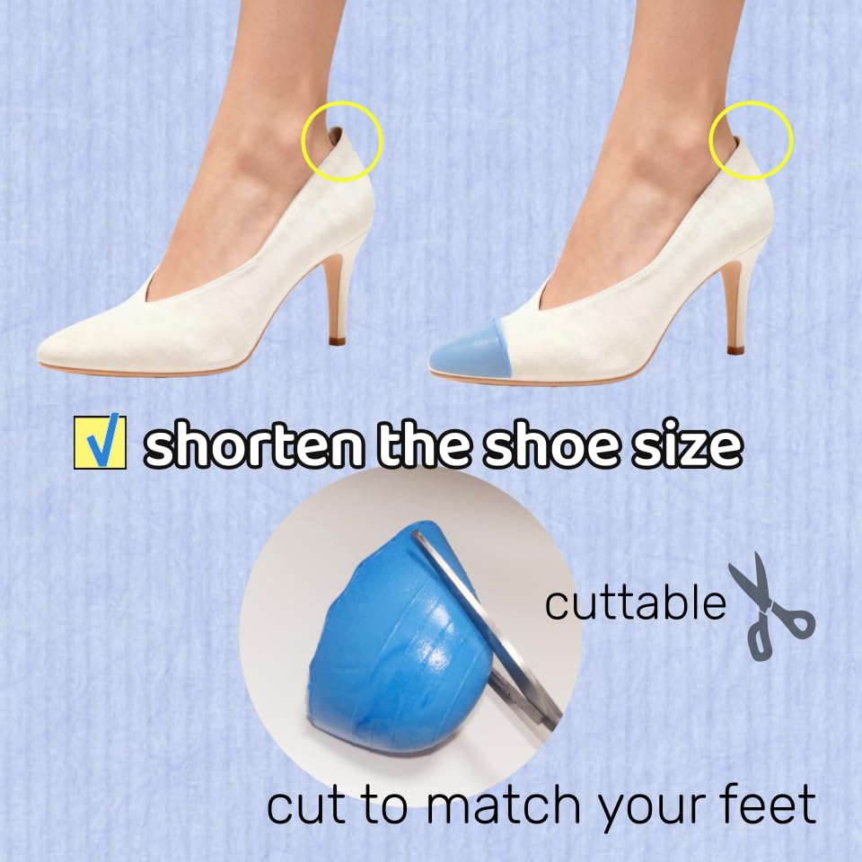 4 piezas relleno para zapatos ajustable para hombres y mujeres miniatura 4