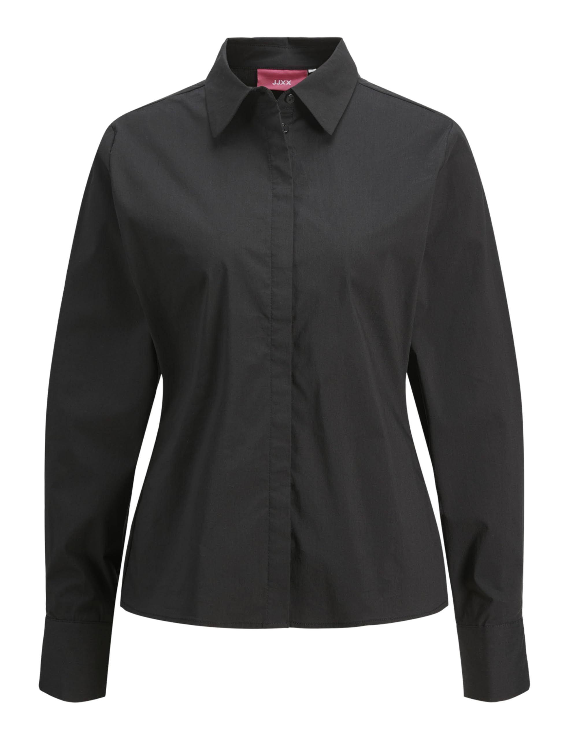 JJXX JXSAGA LS Slim Shirt WVN SN, Black, S