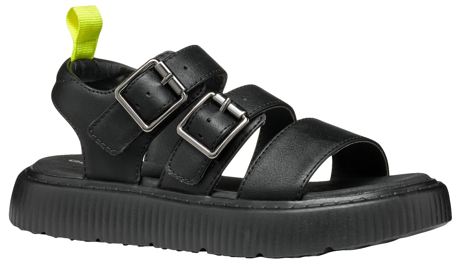 Geox J Sandal KODETTE Gir, Black, 12.5 UK