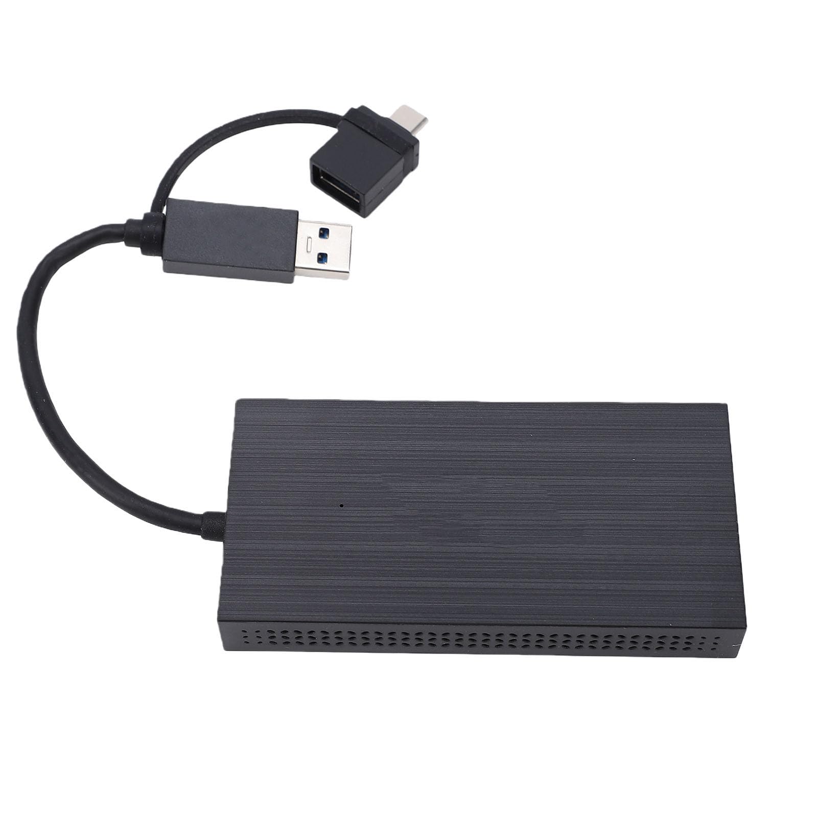 LICAEVEY Rozdzielacz USB 3.0 lub USB C na Podwójny HDMI, Adapter Wyjściowy 2 w 1 na HD Obsługa Rozszerzonego Wyświetlacza 4K 30 Hz i 1080 P 60 Hz do Laptopa PC, Wygrywa OS X