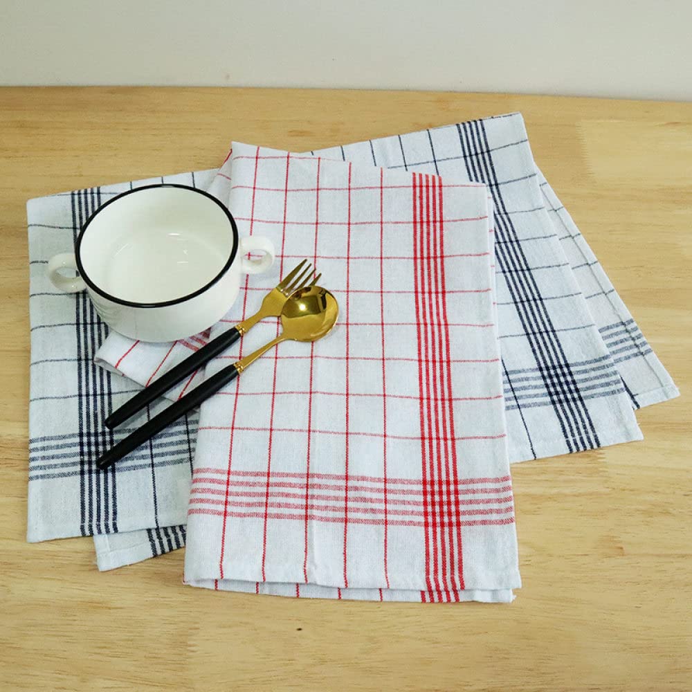 Salvamanteles,Manteles Individuales para Mesa De Comedor, Manteles Individuales De Lino De Algodón A Cuadros De Algodón A Cuadros Modernos, Manteles Individuales Resistentes Al Calor para Restaura