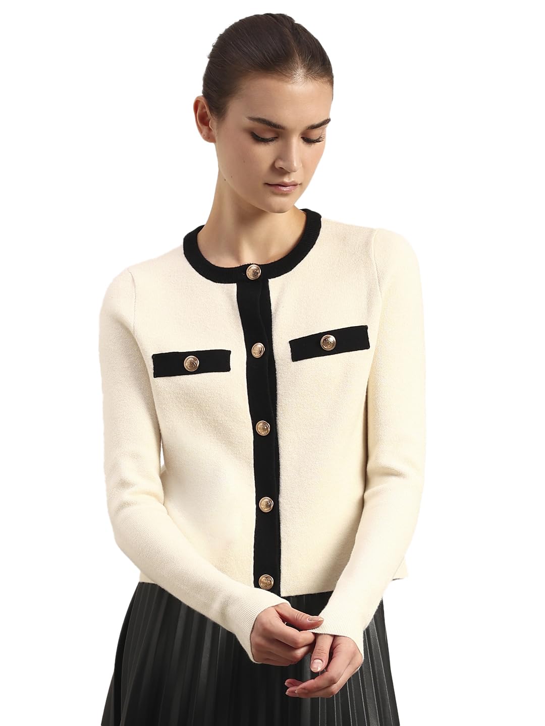 Women Cardigan Sweater-image-2