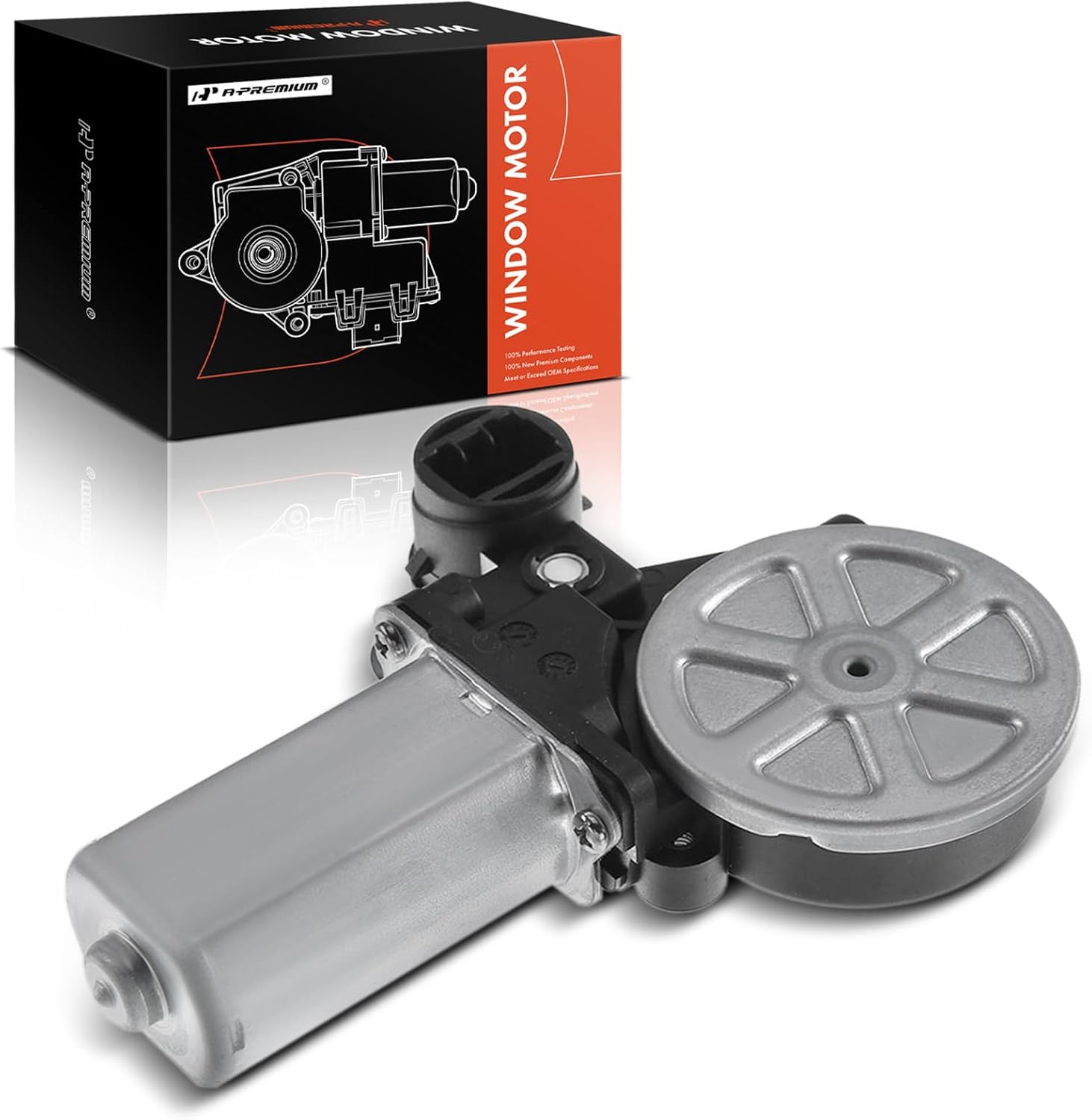 A-Premium Power Window Lift Motor (2-Pin Plug) Compatible with Toyota Camry 2002-2006, Corolla 2003-2008, Matrix 2003-2008 & Pontiac Vibe 2003-2008, Replace# 85720AA050, 8572032150