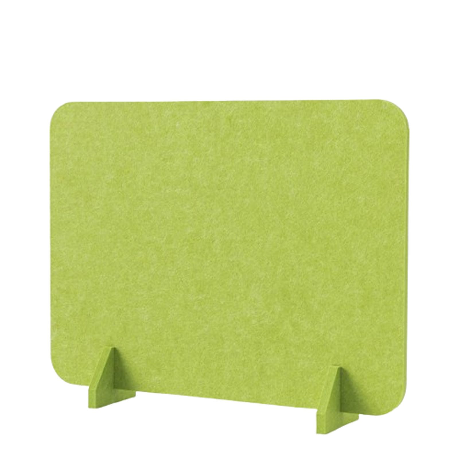 30x40cm,Acoustic Freestanding Desktop Partition,Felt Screen Reduce Noise And Visual Distractions For Classroom Office(Fruit Green)