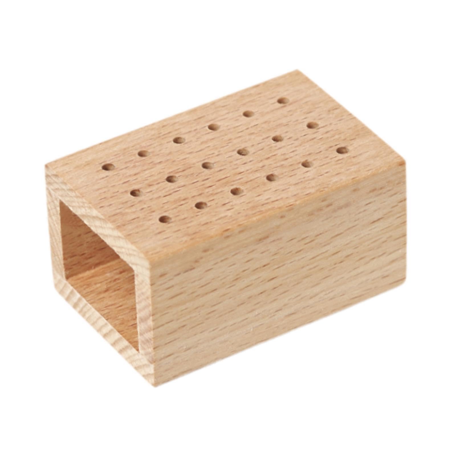 Organisateur D'embouts à Ongles En Bois, Porte-outils pour Manucure, Boîte de Rangement pour Outils de Manucure, Support de Rangement pour Têtes D