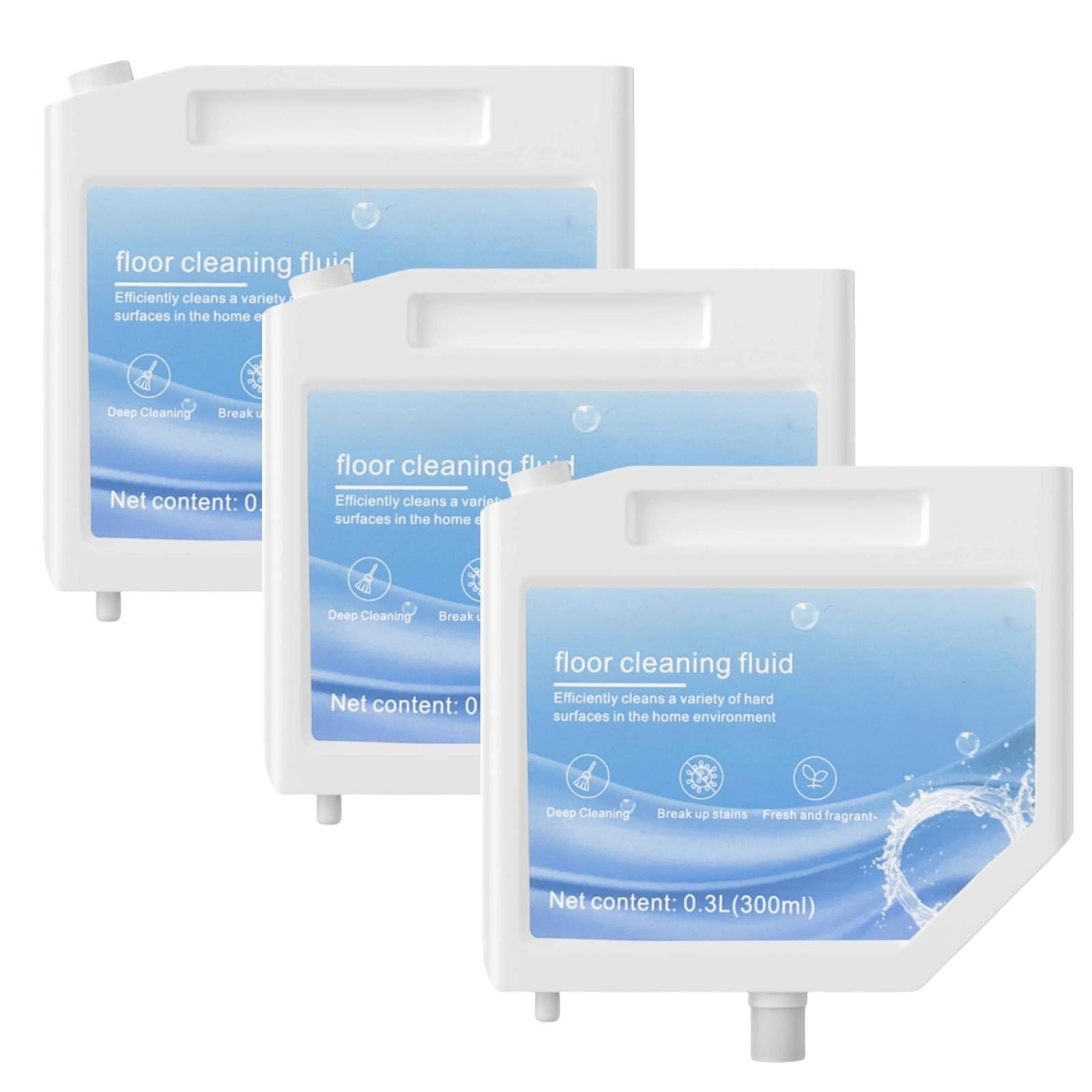 Reinigungsmittel Kompatibel mit Dreame L10s Ultra, Reinigungslösung für Boden, Bodenreiniger für Mehrere Oberflächen, 300mL 3er-Pack