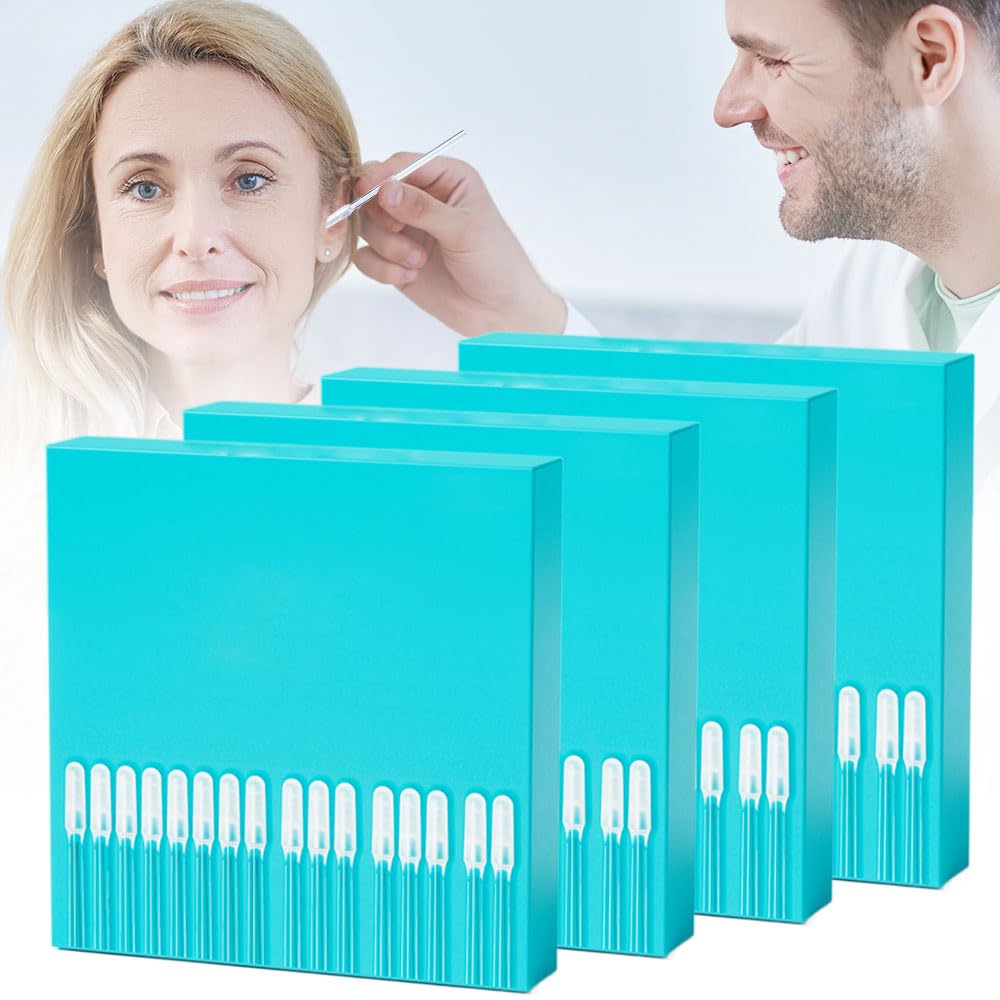 Earwax Removal Adhesive Swabs 2025 New Reusable Ear Wax Removal Tools with Dust Cover Packaging Cotonetes para Limpiar
