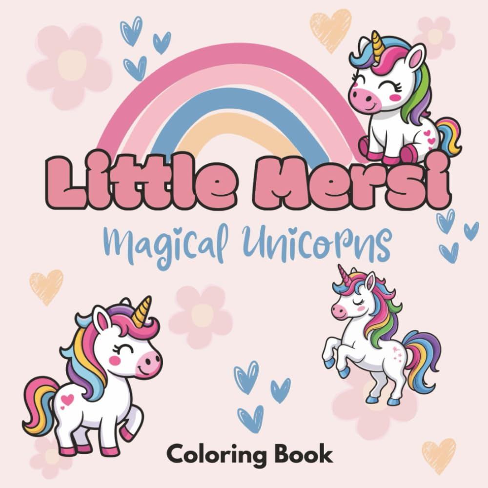 Magical Unicorns Coloring Book: Bold and Easy Unicorn Designs for Relaxation and Creative Fun