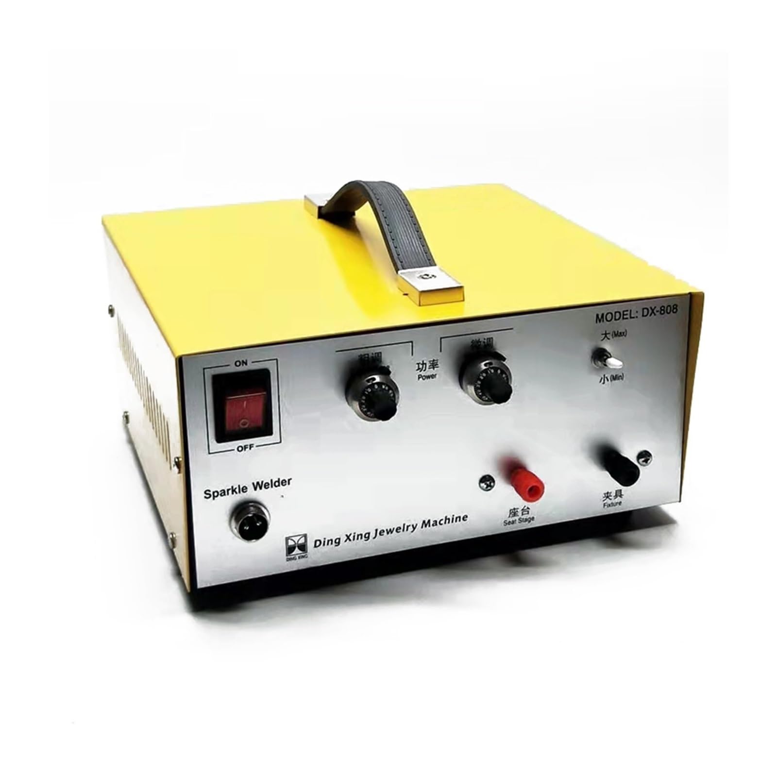DX-808 Pulse Spot Welder Gold Silver Platinum Etc. Maszyna do spawania biżuterii + Ręczne uchwyty punktowego Do użytku DIY