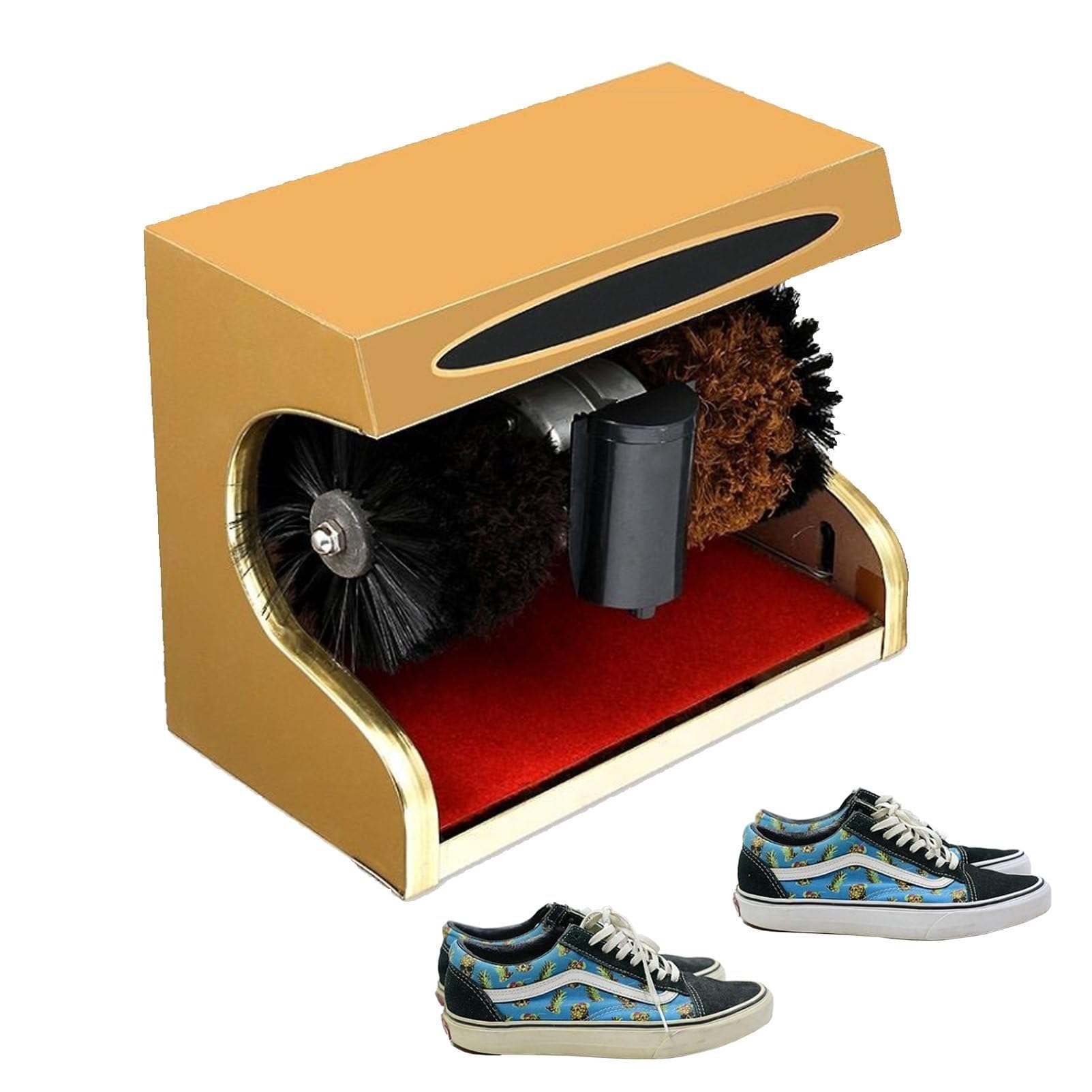 Cirage automatique de chaussures électrique avec brosse combinée, polisseuse à induction, pour famille, hôtel, banque, commerce