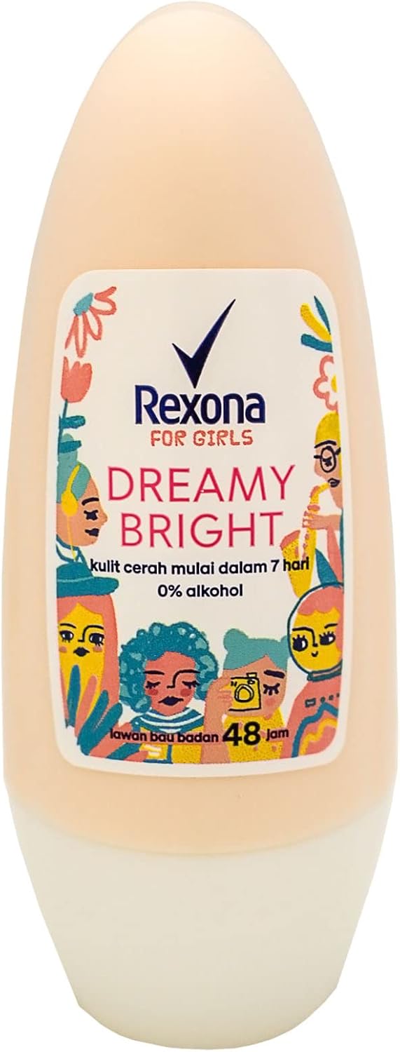 Женский дезодорант-антиперспирант Rexona Lexona Roll On Dreamy Bright Dreamy, 1,4 жидких унции (40 мл), 3 упаковки, фото 2