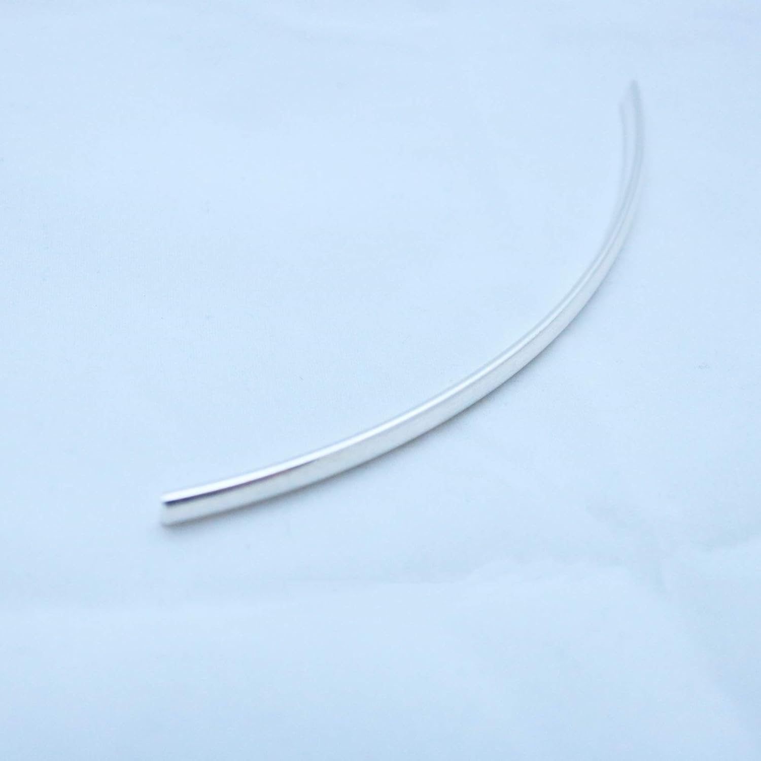 6 Gauge, 925 Sterling Silver Wire (Half Round) Dead Soft Made in USA - 6IN by CRAFT WIRE