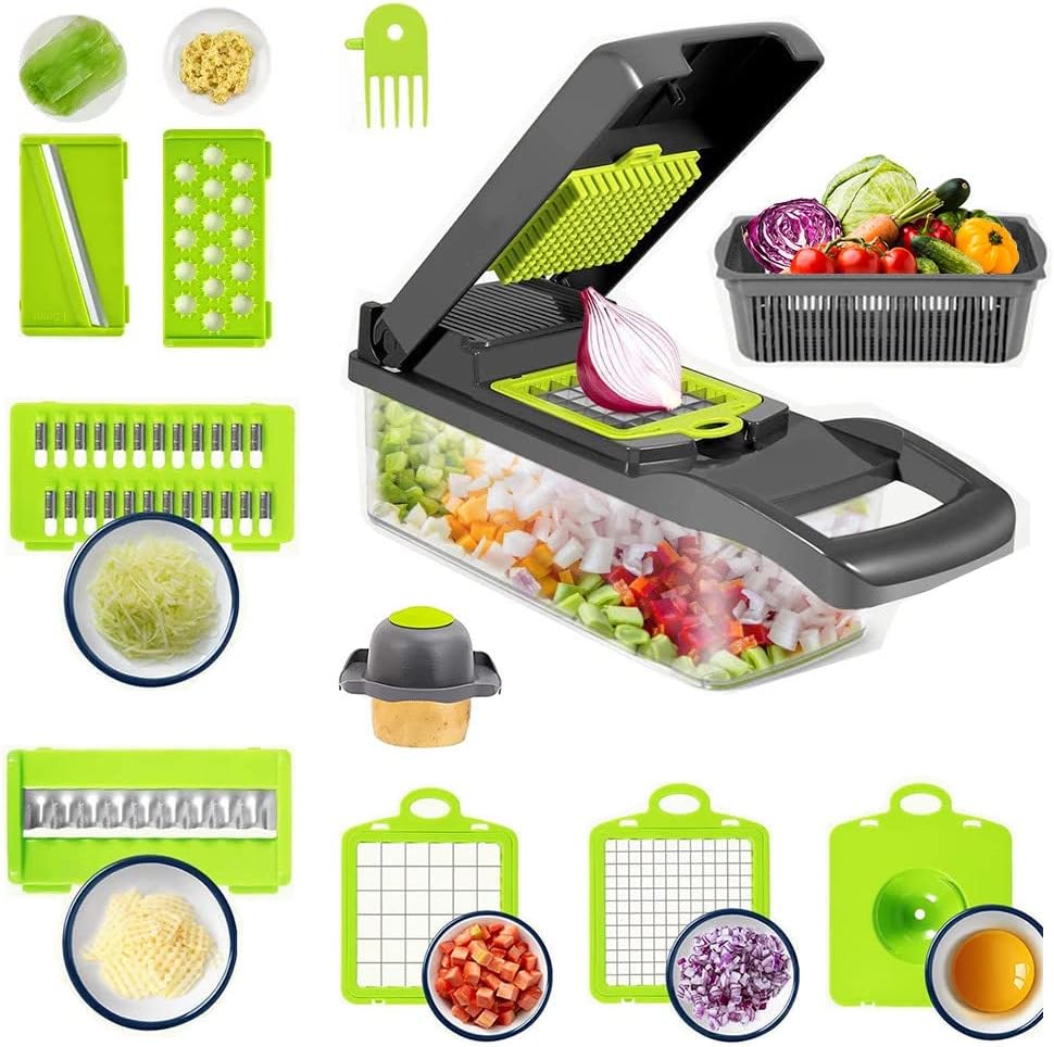 Tirana Vegetable Chopper Box Onion Salad Food Dicer Veg Mandoline