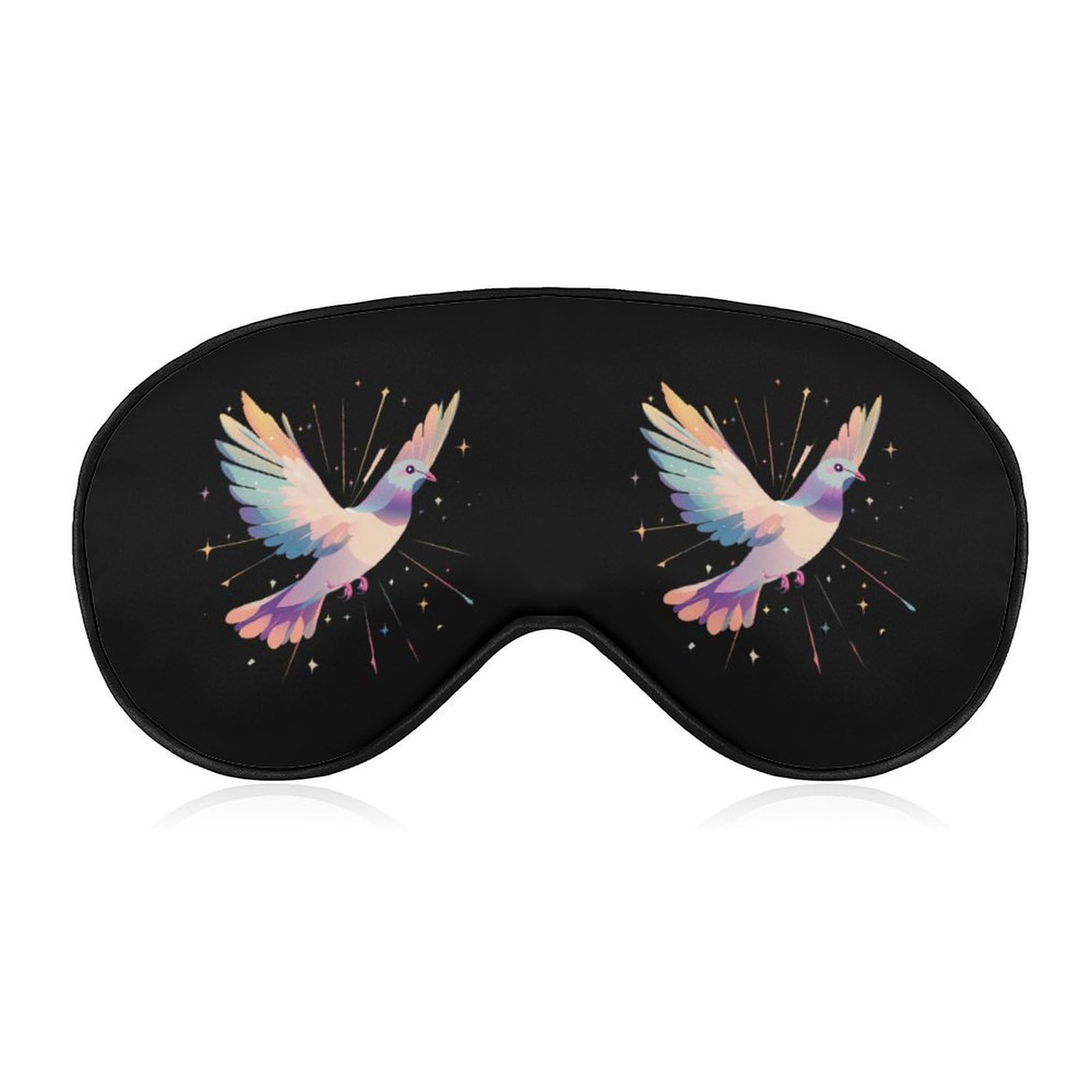 Pigeon Doves of Hope Sleep Mask Eye Shade Cover Adjustable Strap for Travel Lunch Break Women Men