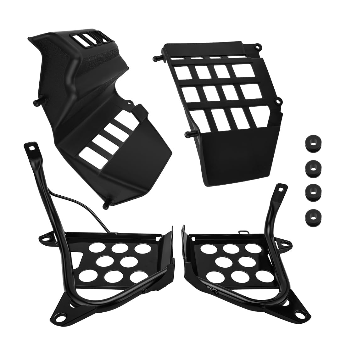 Nerf Bars y protectores de talón con estriberas izquierda y derecha para Yama-ha Banshee 350 YFZ350 1990-2006 3GD-27445-00-00 3GG-21691-00-00
