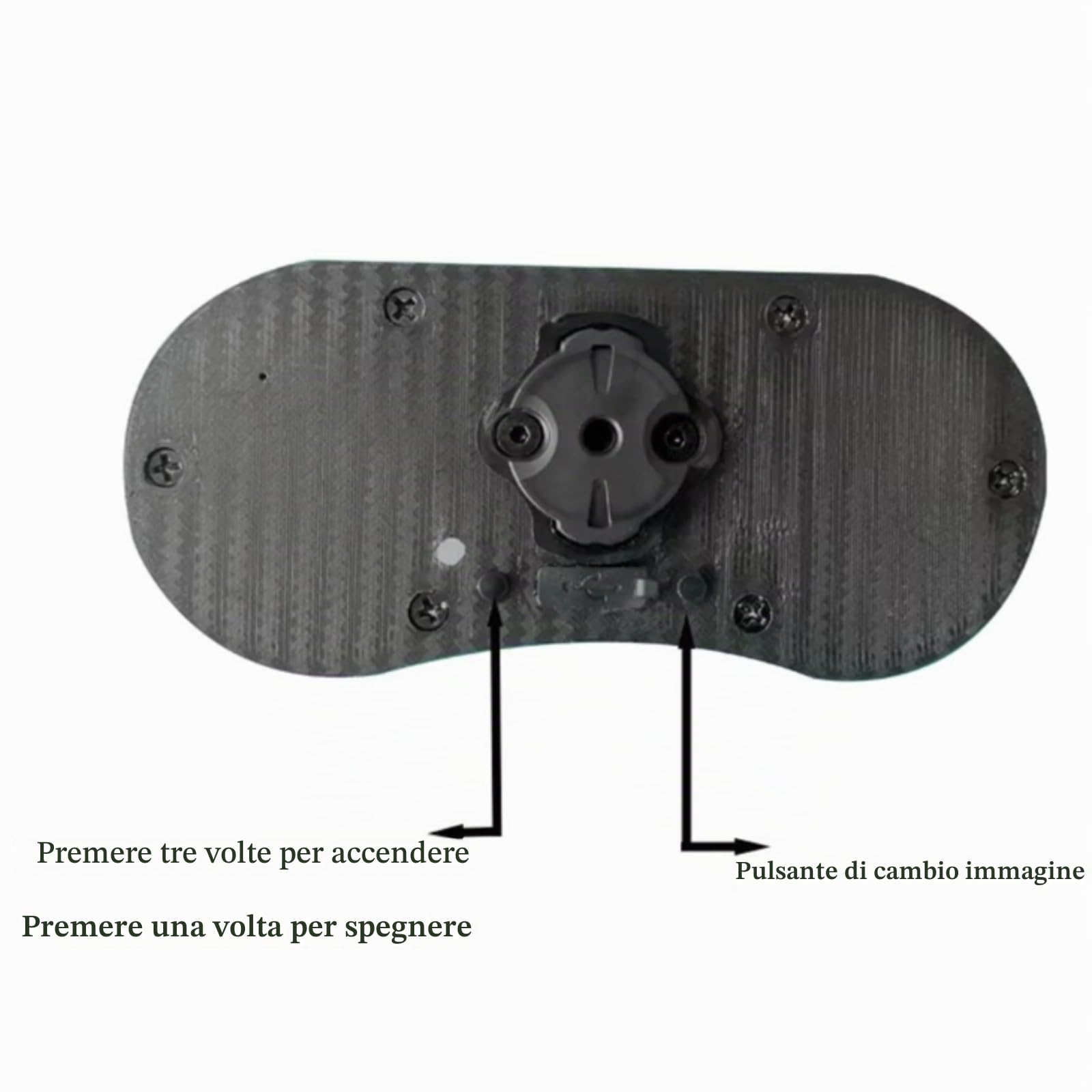 Fanale posteriore per bici Demon Eye, luci LED intelligenti Devil Eye, occhi ricaricabili fai da te programmabili tramite APP, luci per bicicletta, impermeabili intelligenti, luce di sicurezza
