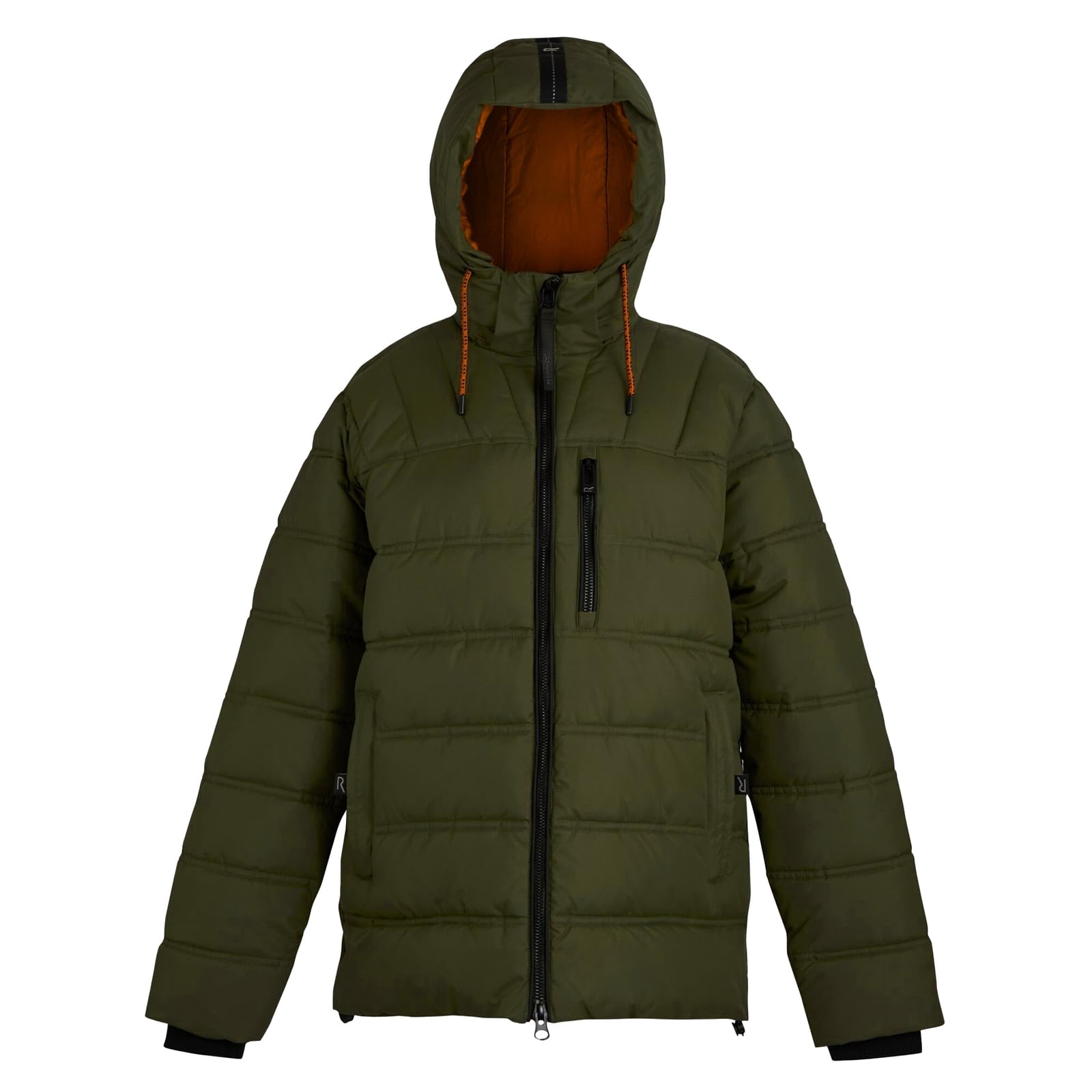 Regatta Leeshaw Insulating Hooded Baffled Jacket - Men's Green M - Polyester