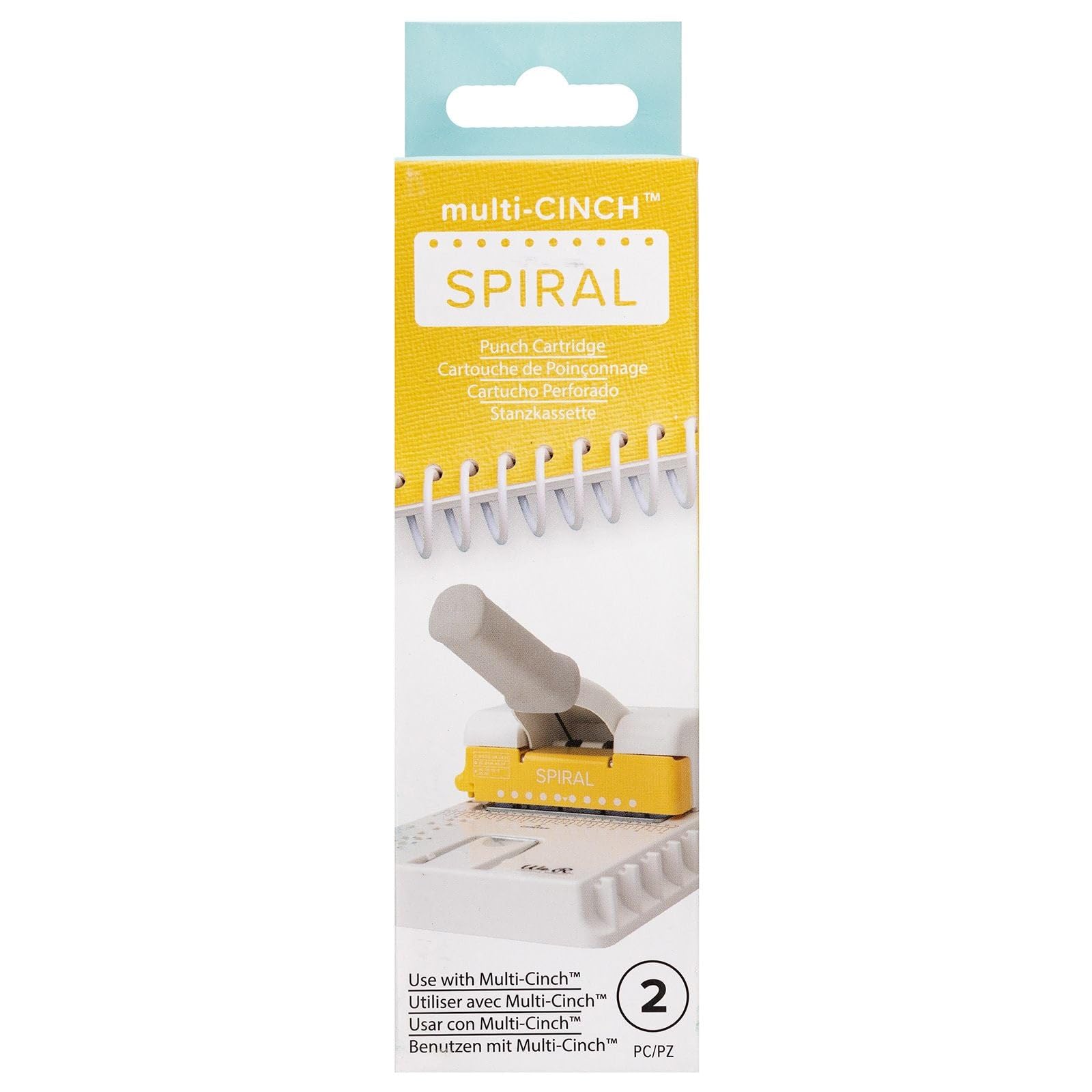 We R Memory Keepers Spiral Punch Multi Cinch Cartridge Punch - 3:1