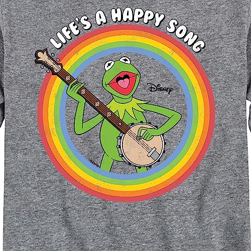 Disney The Muppets - Life A Happy Song Kermit - Toddler and Youth Long Sleeve Graphic T-Shirt3