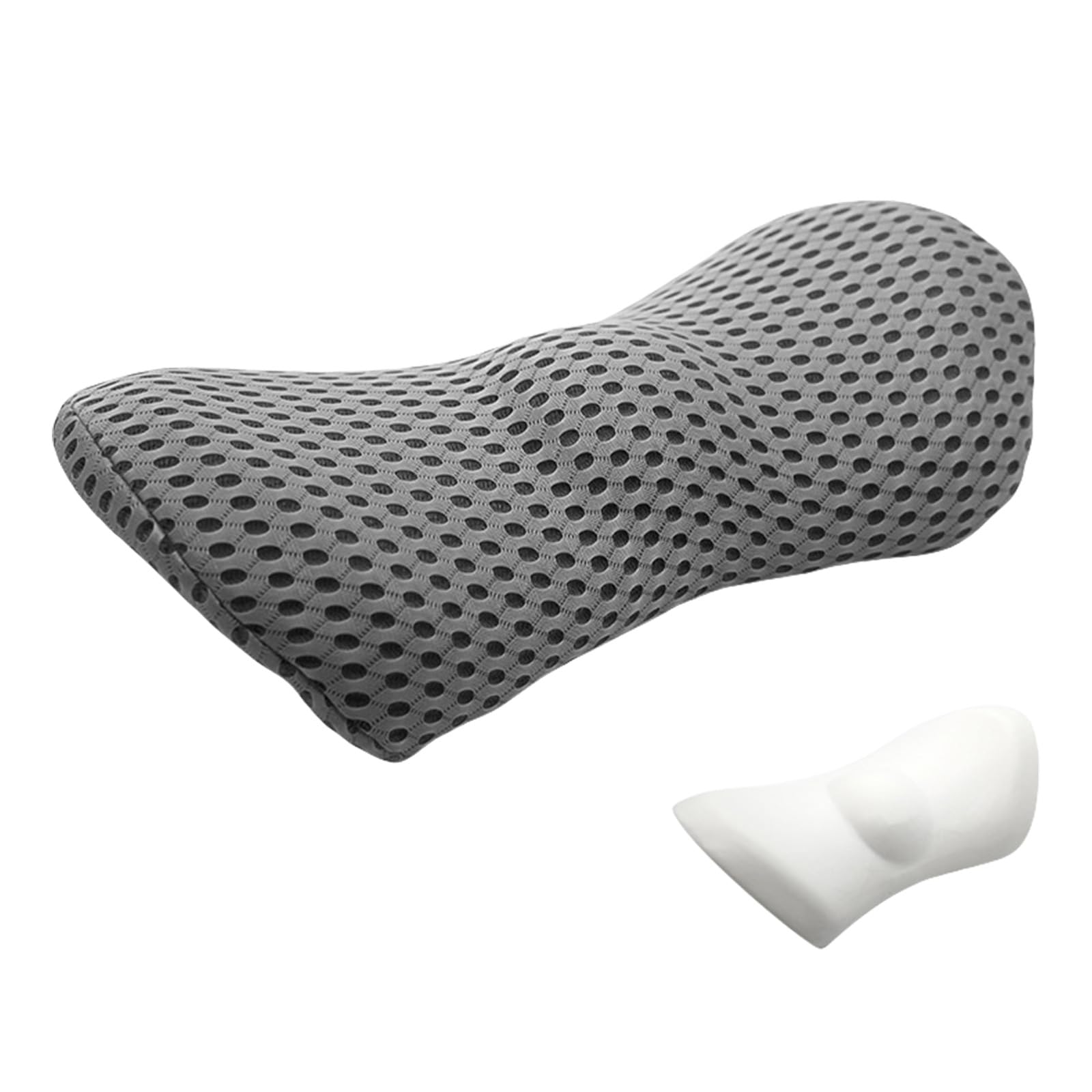 Elnwnnkc Ergonomic Lumbar Pillow for Chair and, Memory Foam Back Cushions for Lower Back Comfort