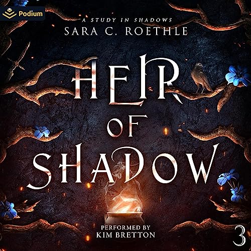 Diseño de la portada del título Heir of Shadow