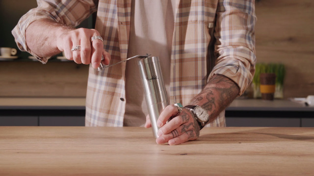 Kaffeemühle Manuell,40-stufige Verstellbarer Hand  Produktbild-Vorschau 12