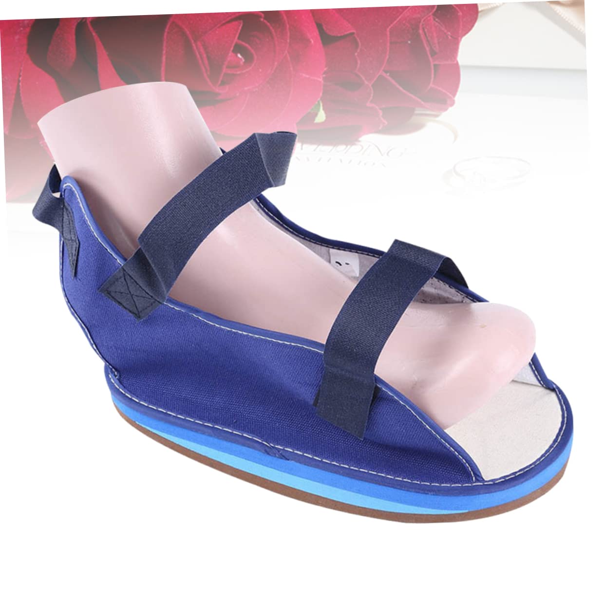 HOMOCONO Foot Fracture Walking Boot for Women Shoe Cover Gypsum Shoes for Broken Toe Comfortable Sole for Fast