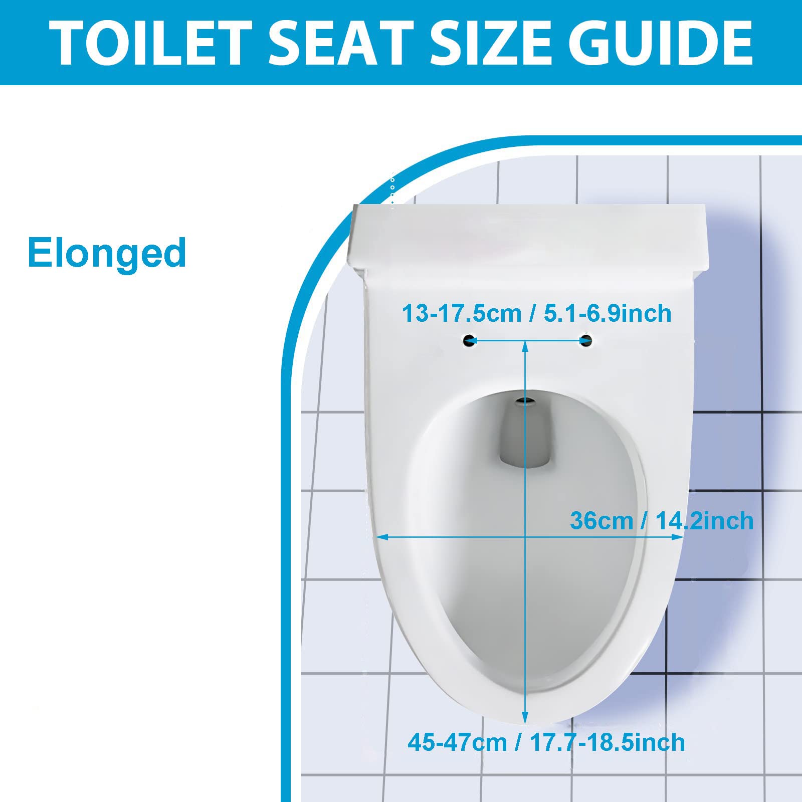 Siège de toilette à fermeture douce Siège de toilette allongé avec siège d'apprentissage de la propreté intégré, siège et housse for enfants, siège de toilette à fermeture lente, convient à la fois au