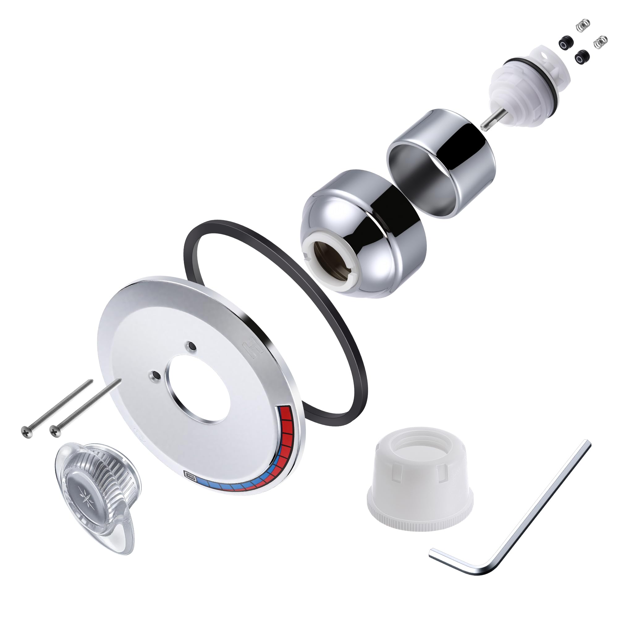 Enhon Tub and Shower Faucet Trim Kit Compatible with Valley Faucets
