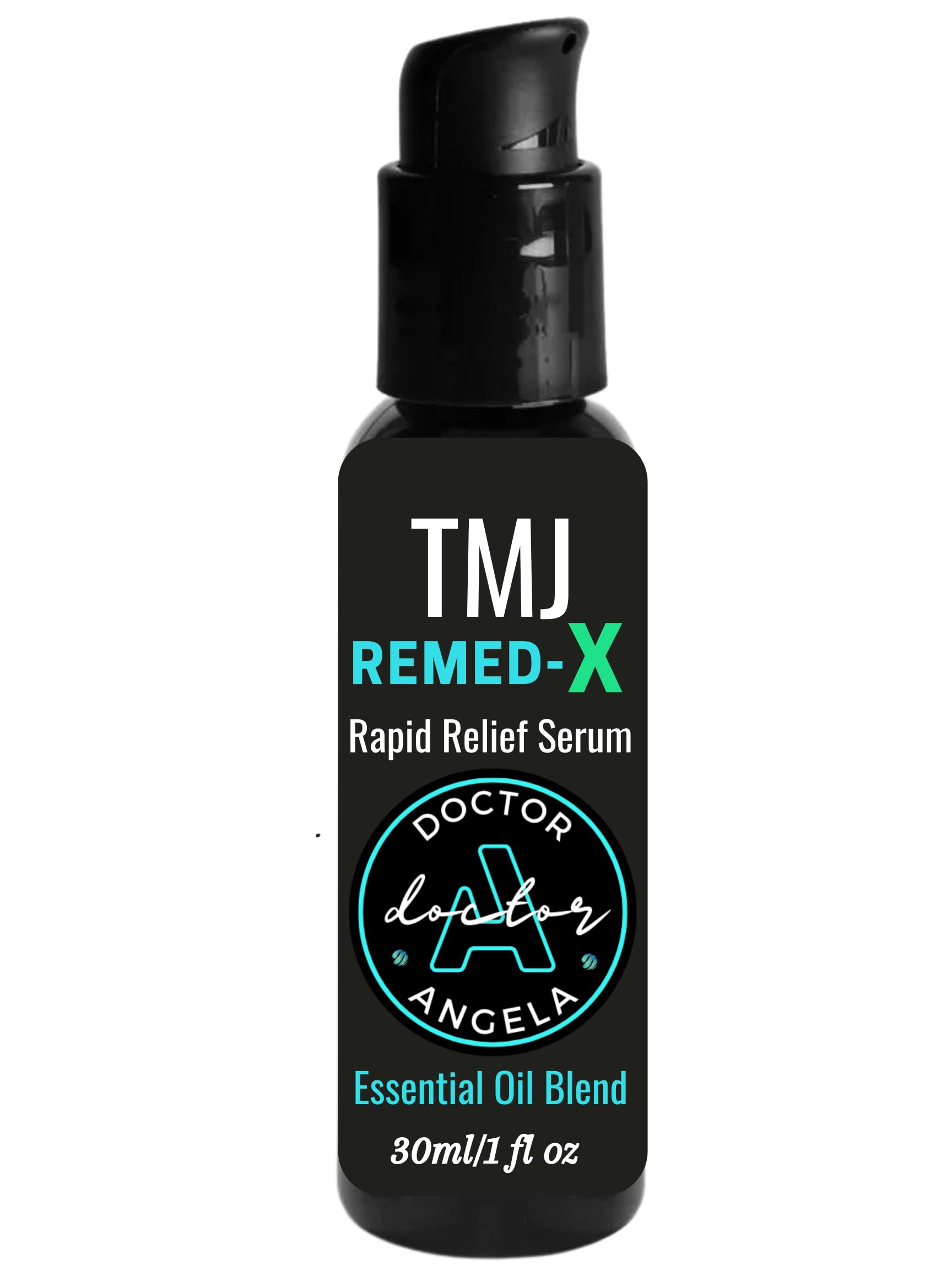 Dr. Angela Walk Guardian Doctor Essential A's TMJ Remed-X Rapid Relief Serum | Deep Muscle & Jaw Tension Oil Cream | Organic TMJ Relief Product | Eases Teeth Grinding Roll-On Bottle 1oz