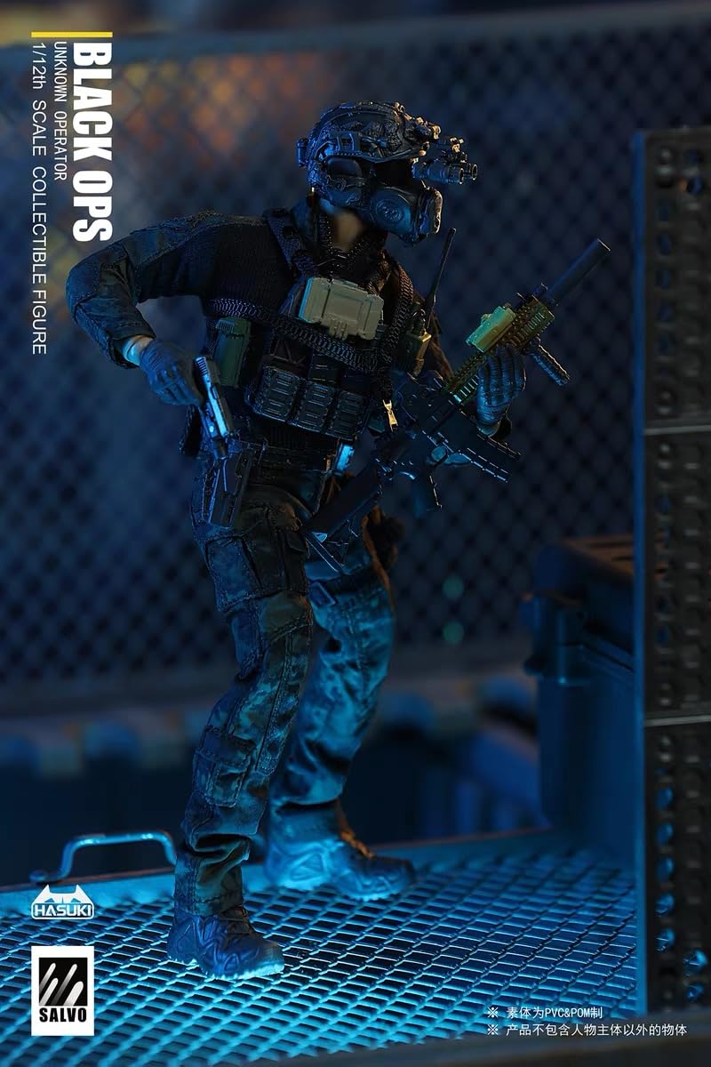 1/12 フィギュア Hasuki black ops HASUKI SA01 1/12 Black Ops 6