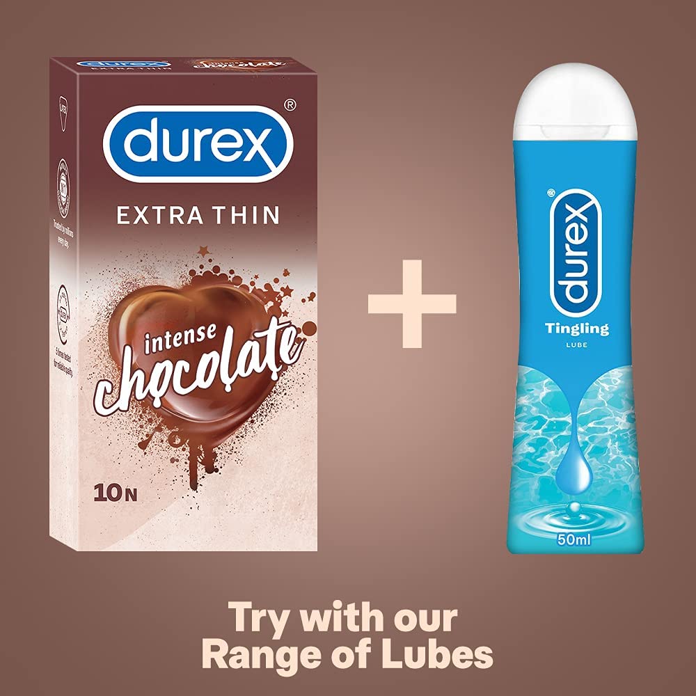 Durex condoms Count of 10, intense chocolate product image 3