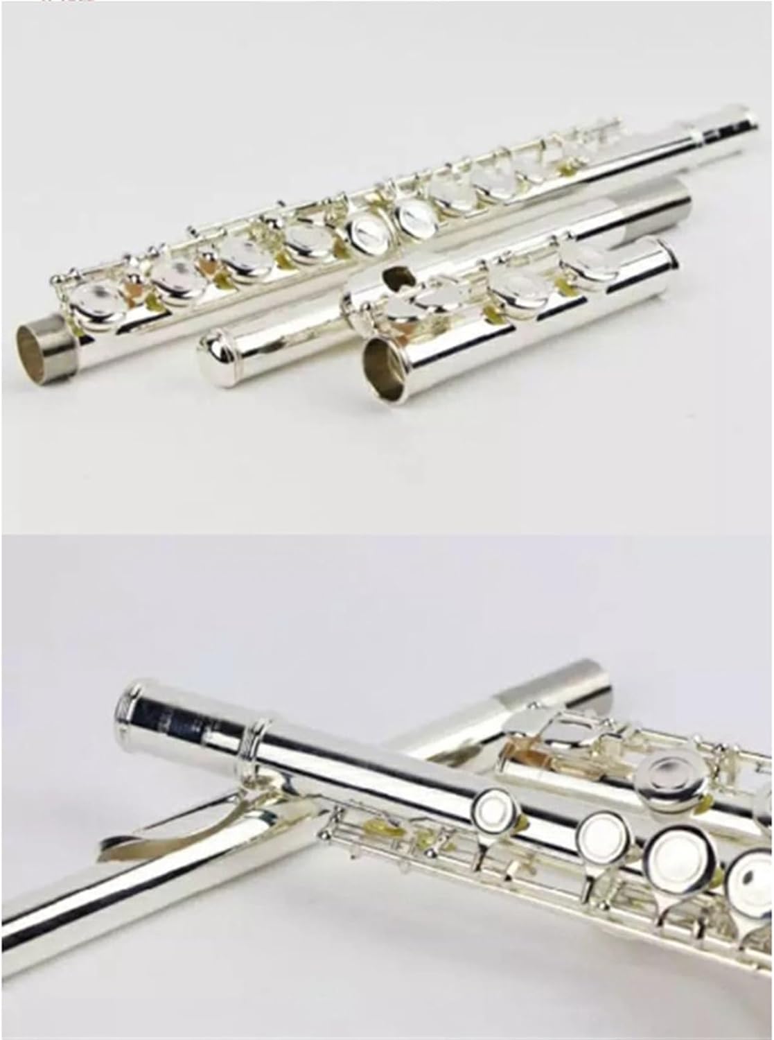 Ktaxon 楽器・音響機器 初心者 学生 銀メッキフルート 16穴