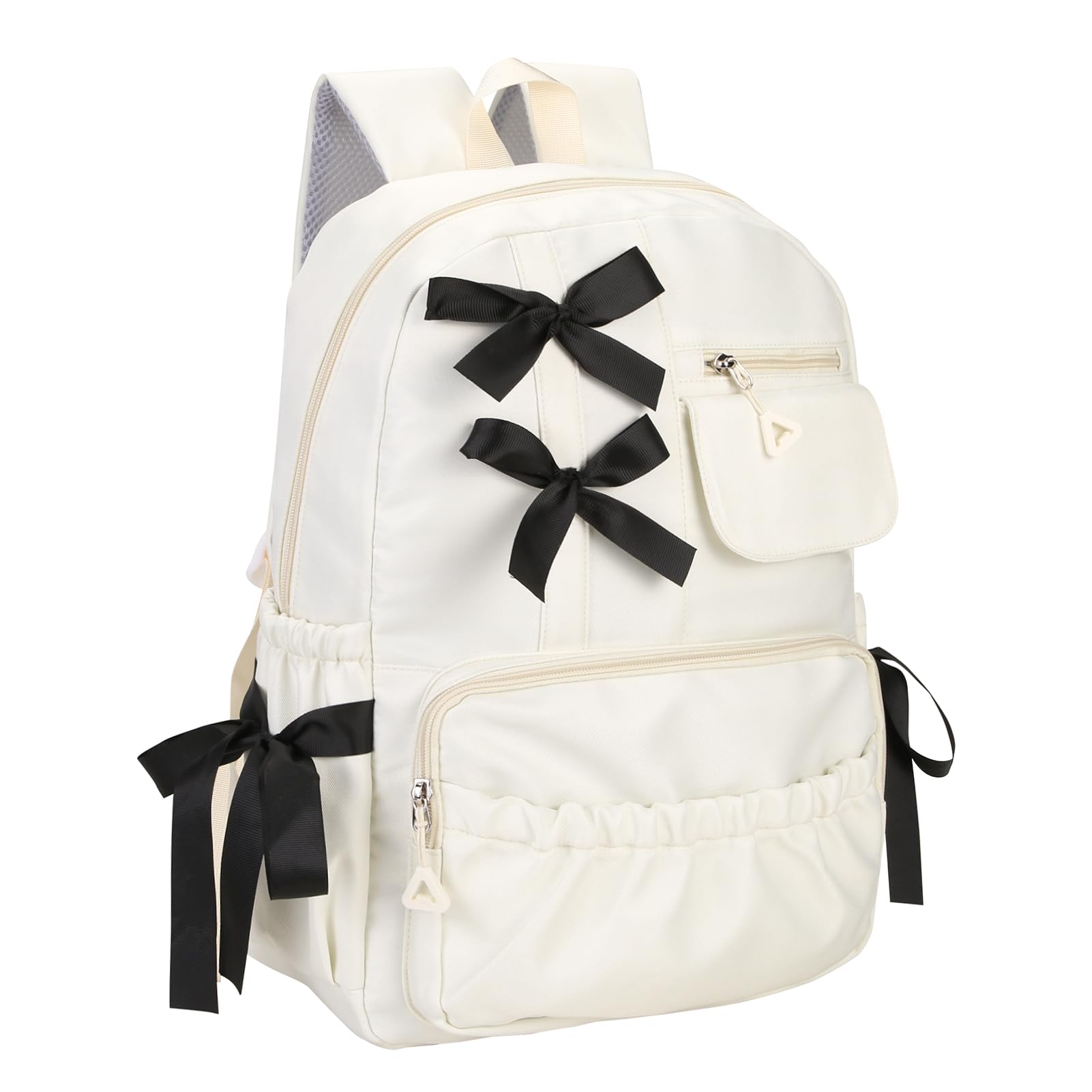 Phaoullzon Girls Backpack with Bow for School Kids Coquette Bookbag Kawaii Dance Bag