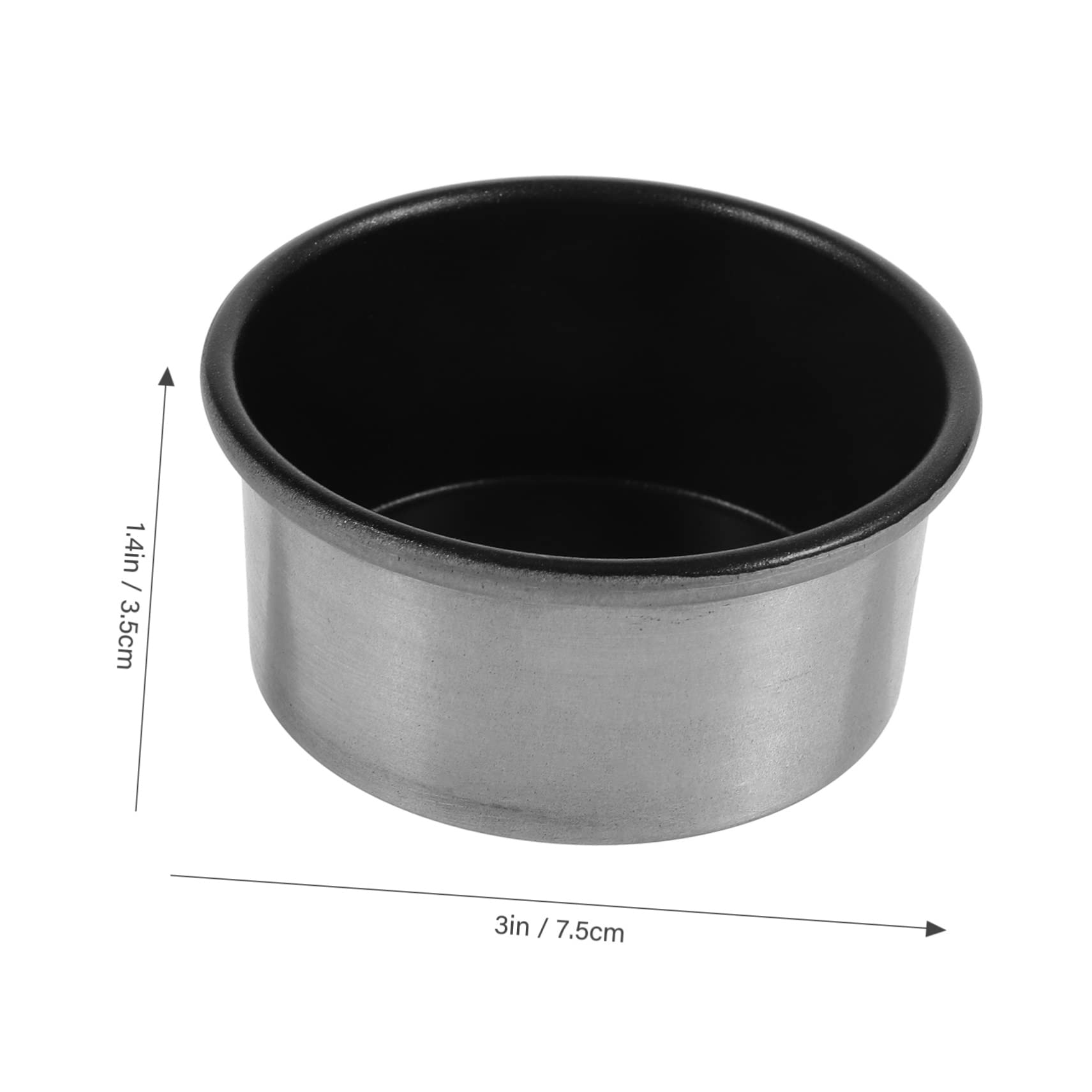 Ciieeo Mini Nonstick Round Cake Pan Aluminum Baking Mold for Cheesecake Pudding and Mini Cakes for Baking Easy Release
