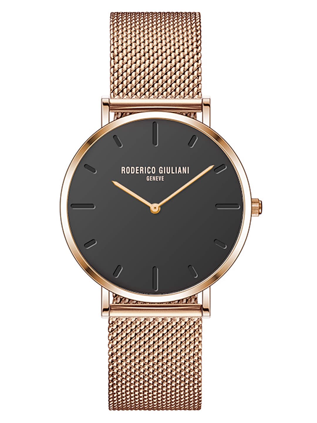 RODERICO GIULIANI Analog Black DIAL Rose-Gold CASE Rose-Gold MESH Strap Mens Watch MMSA-7603 (B0BF5WYVRY) Amazon Price History, Amazon Price Tracker