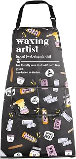MBMSO Waxing Artist Gifts Esthetician Waxing Apron for Waxing Lovers Cosmetologist Apron Skin Care Gifts Wax Specialist Gifts