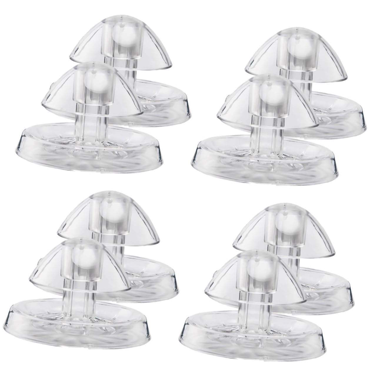 Outils de capture escargots pour aquarium Happyyami | Lot de 8 pièges transparents