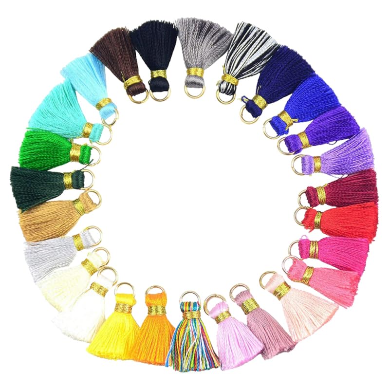 Catálogo para Comprar On-line Borlas favoritos de las personas. 46 Homoyoyo 100 piezas Pendientes de Borla de Terciopelo Colgantes para DIY Joyería Decoración Bolsas y Llaveros