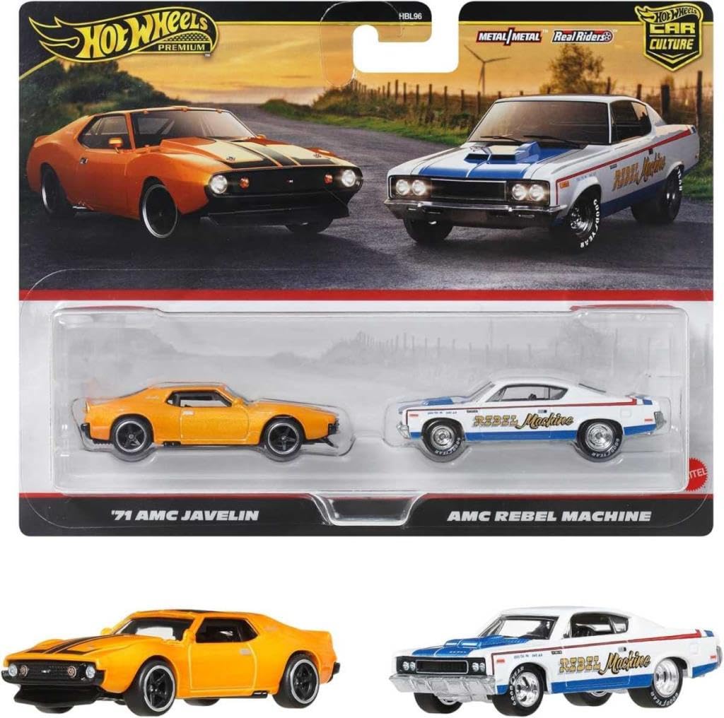 1:64 Hot Wheels Premium Car Culture 2'li Paket 71 AMC JAVELIN