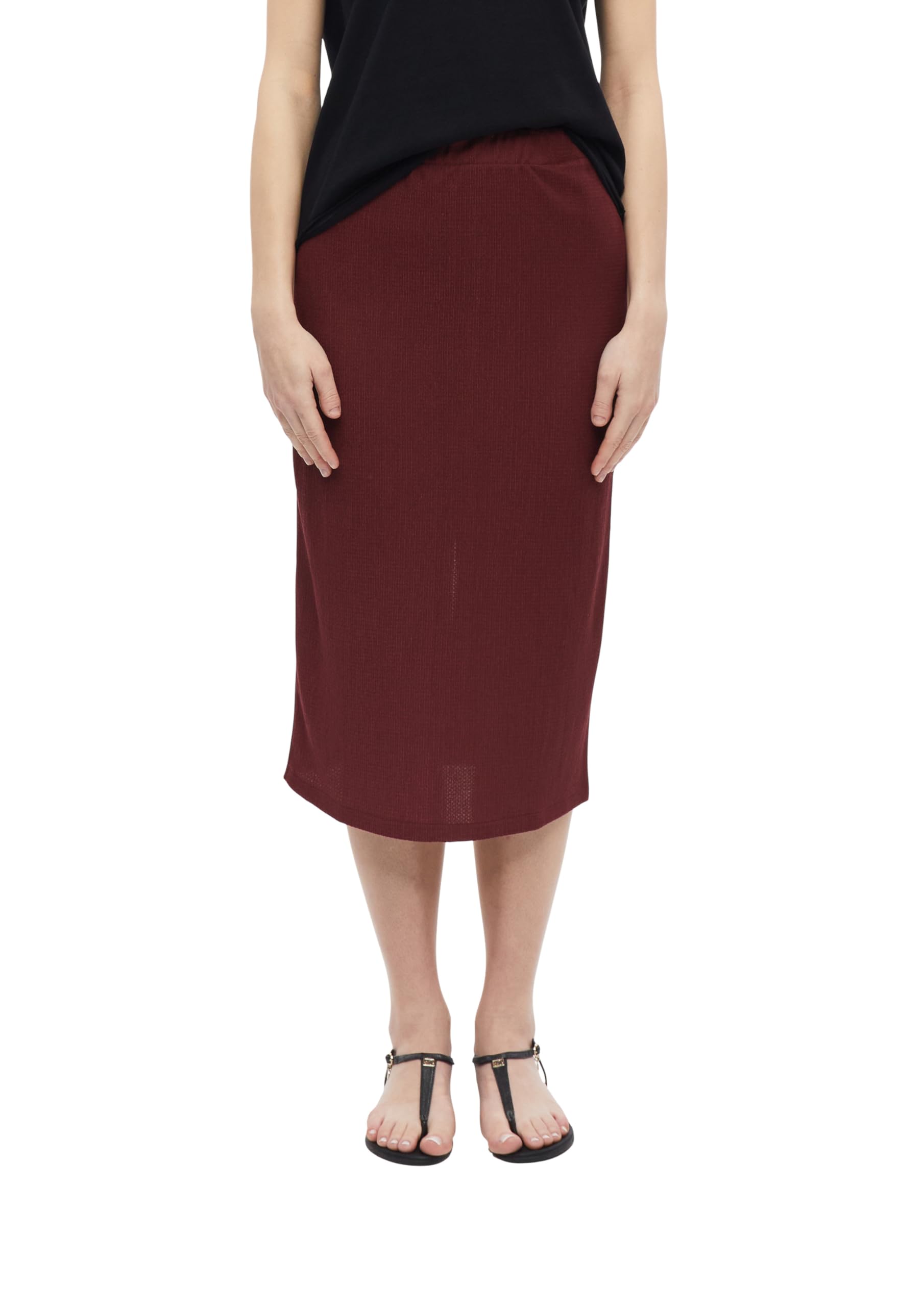 s.Oliver Women's Skirt 2181418 3903 Bordeaux 34
