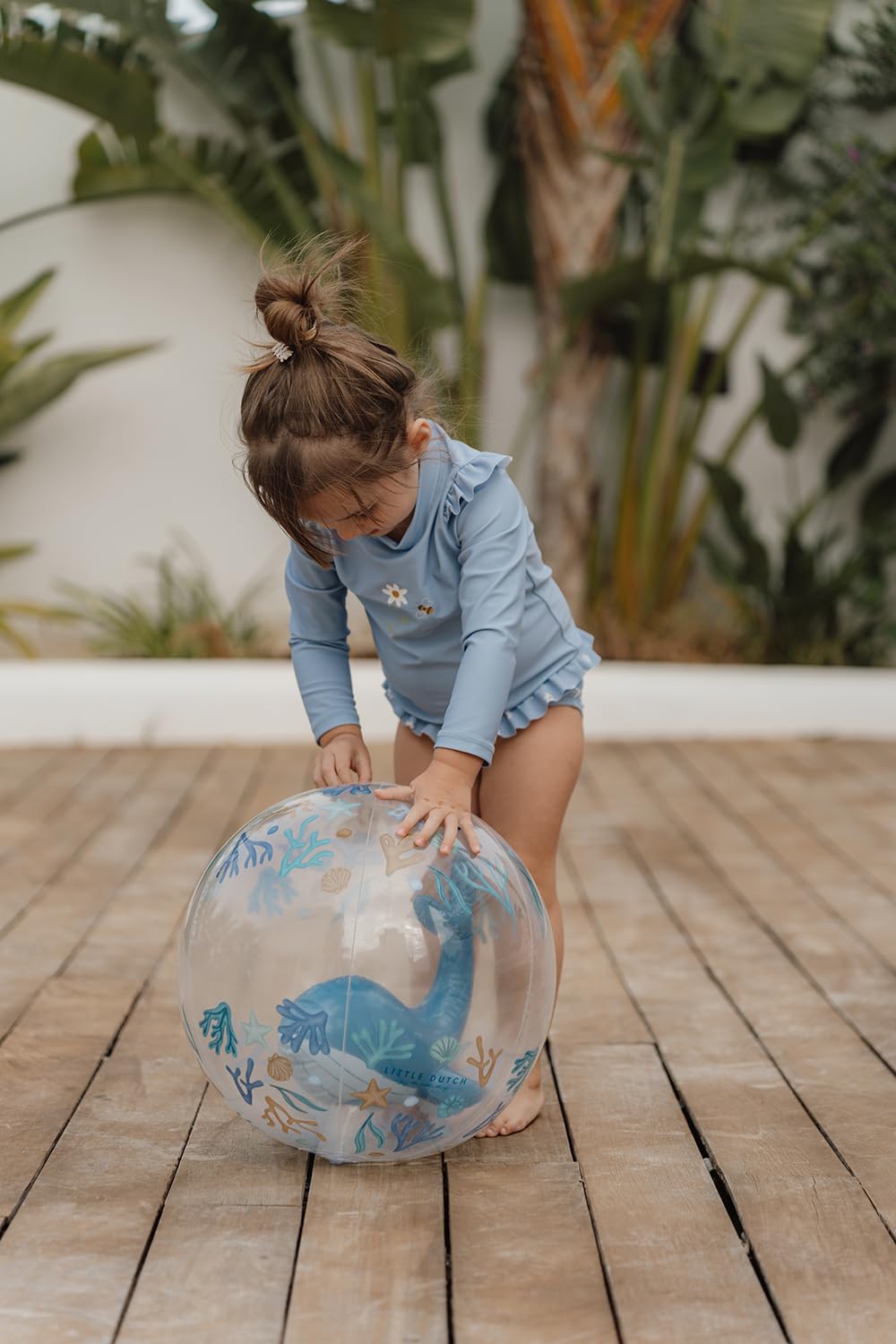 Little Dutch Ocean Dreams 3D Beach Ball Balena 35 cm
