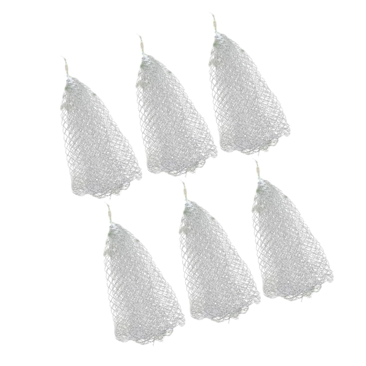 BESPORTBLE Lot de 2 Filets de Pêche de Rechange pour Canne à Pêche 8 Trous Mailles Solides Et Robustes 20 Pièces