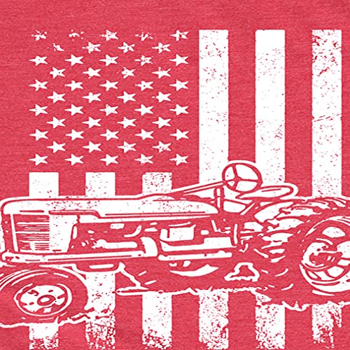 Instant Message - Tractor American Flag - Toddler & Youth Short Sleeve Graphic T-Shirt3