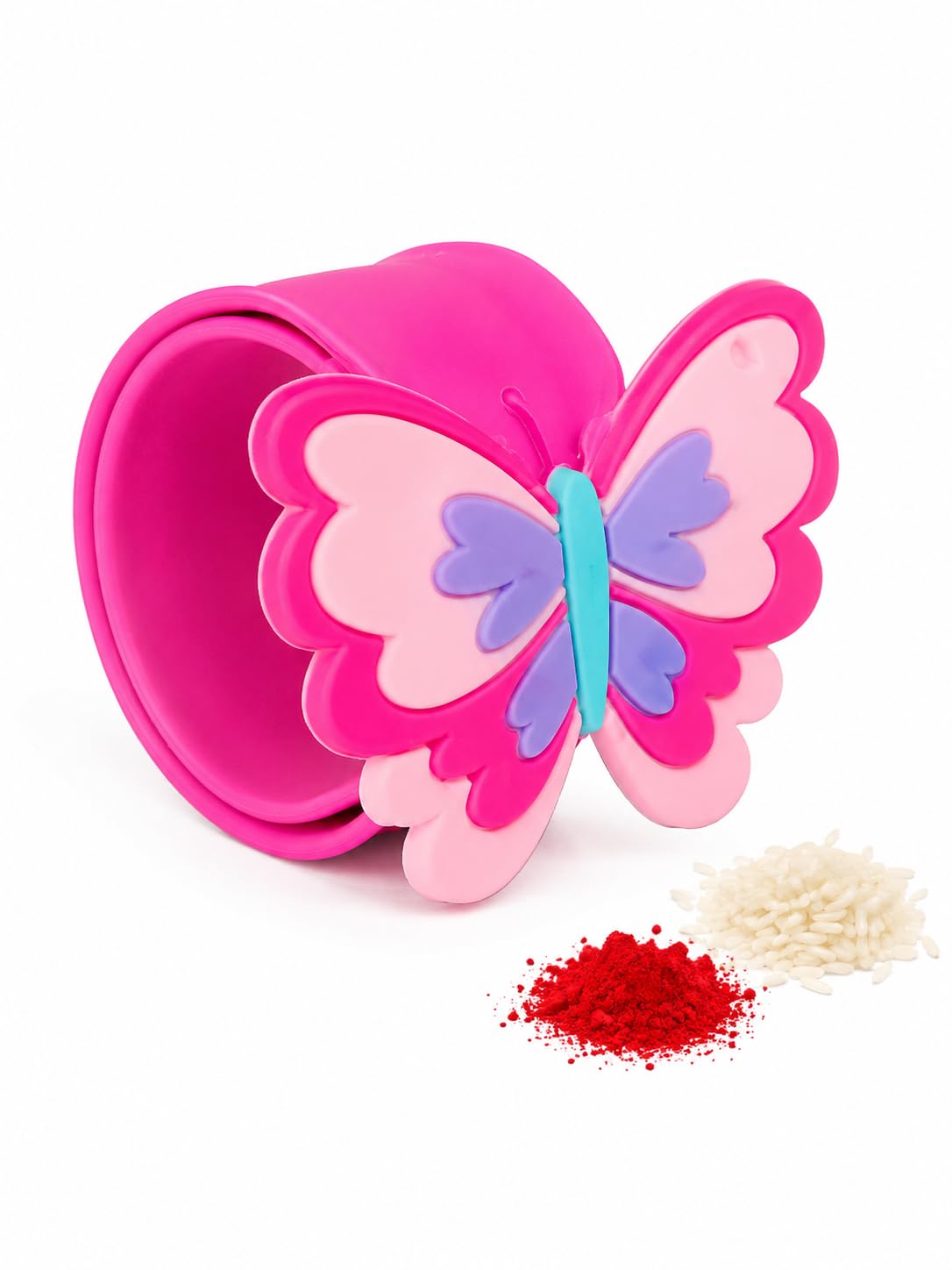 El Regalo Cute Slap Band Bracelet Rakhi for Kids Boys & Little Brother | Fun Quirky Silicone Slap Wristband Rakhi for Toddlers & Children with Roli Chawal Pack and Gift Box-image-38