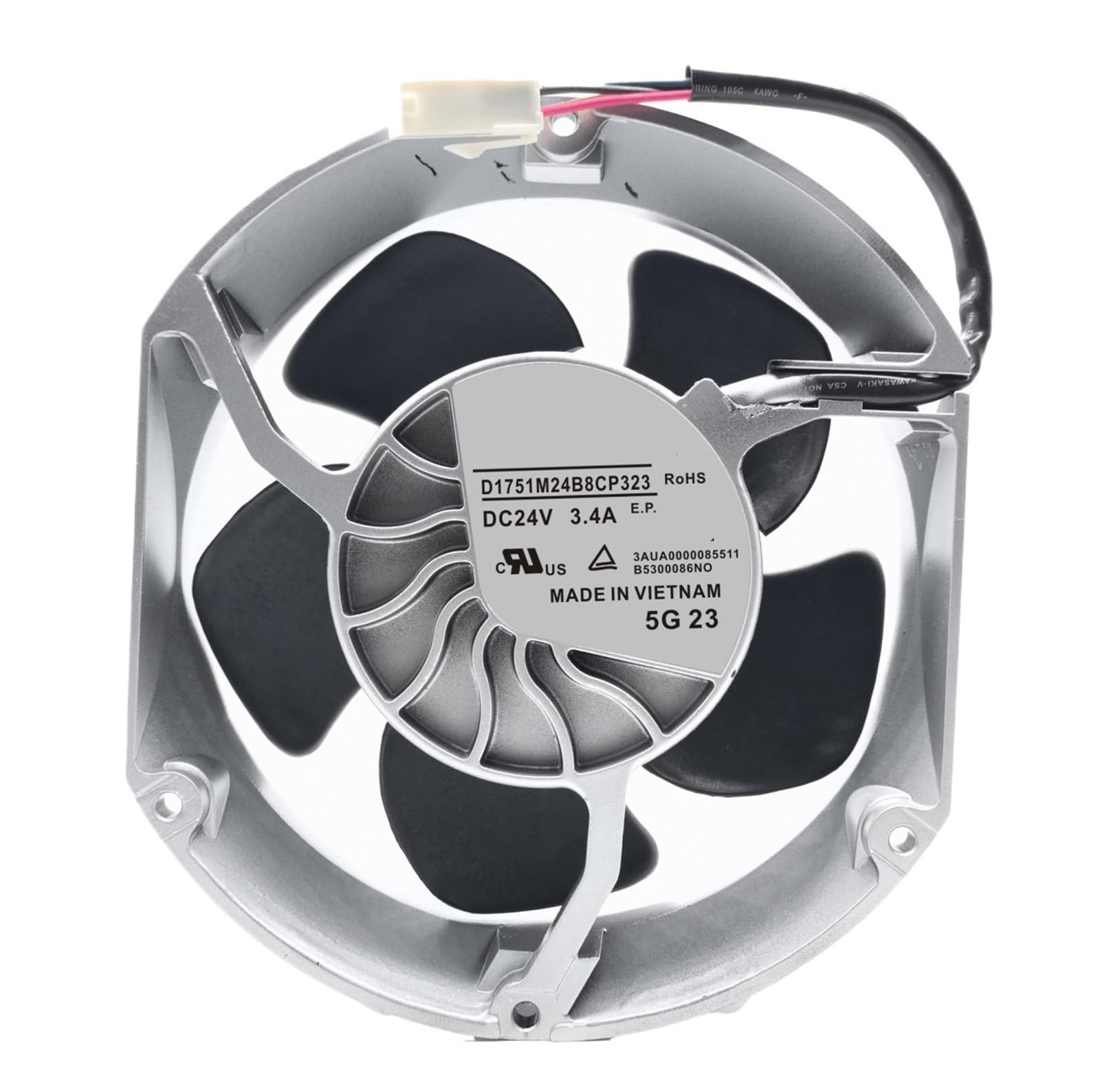 CXDFRSER D1751M24B8CP323 24V 3.4A Cooling Fan 172 * 172 * 51mm