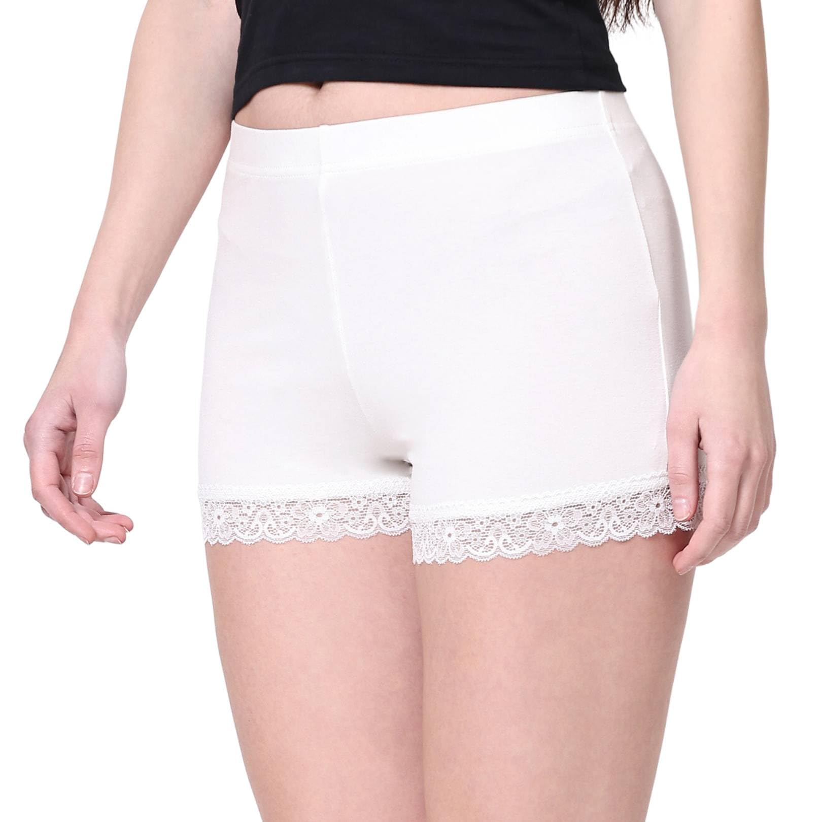 outflits Womens Boy Leg Lace Shorts-picture-18