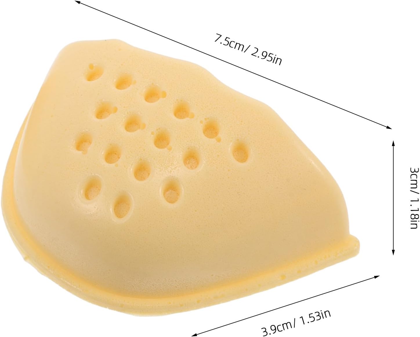 5 Pairs Shoe Toe Tip Cushions Too Big Shoes, Pu Foam Toe Inserts for Sneakers and Boots, Reusable Construction Pads for Men and Women